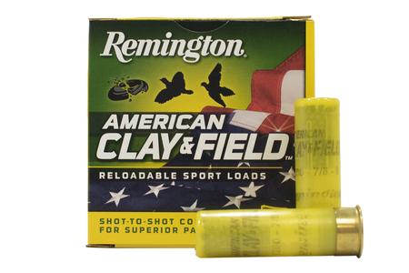 REMINGTON 20 Gauge 2-2/4 in 7/8 oz 8 Shot American Clay and Field 25/Box