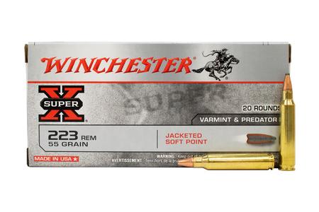 Winchester USA Ammo 223 Remington 45gr Jacketed Hollow Point 40 Round Box, USA2232