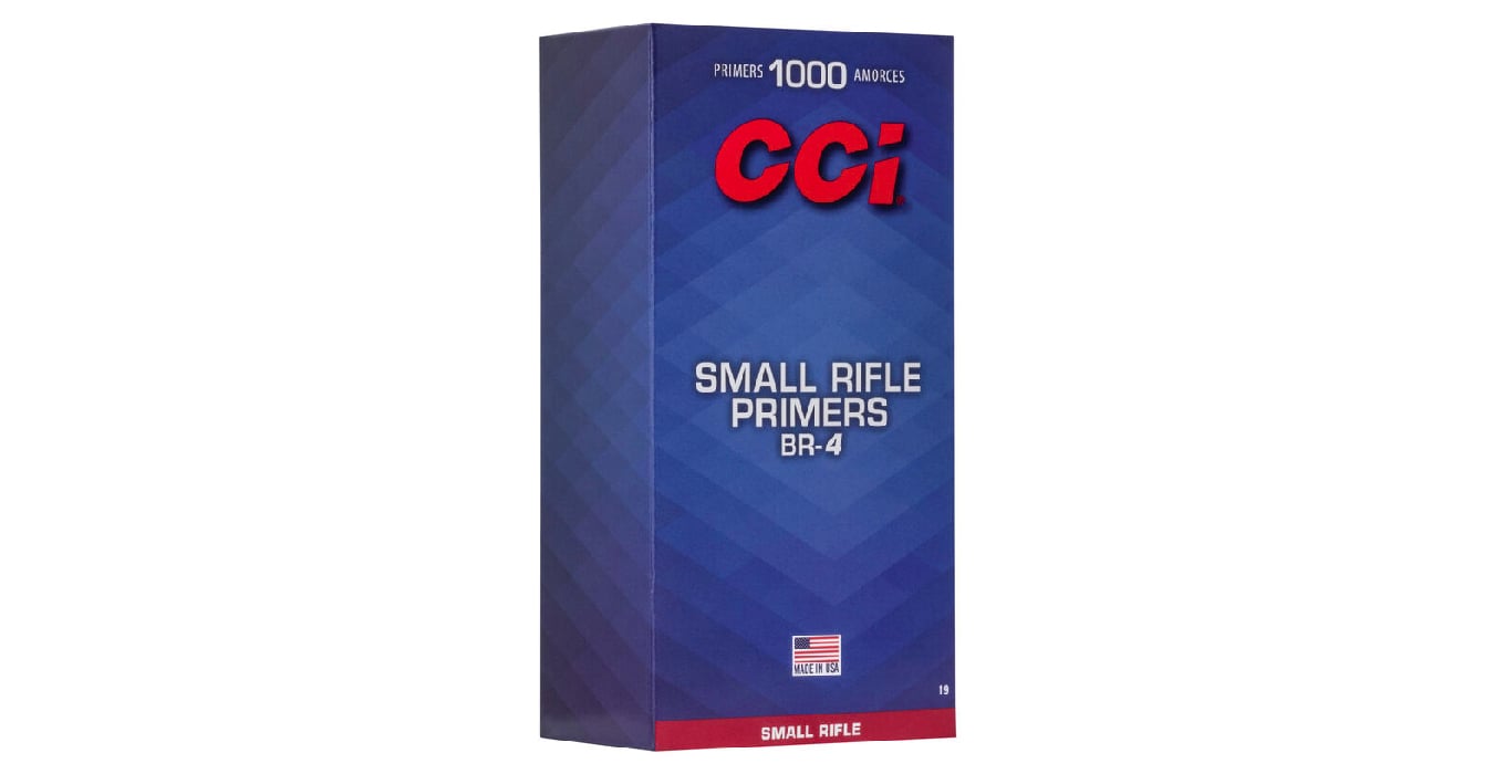 CCI AMMUNITION BENCH REST SMALL RIFLE PRIMERS 1000/BOX