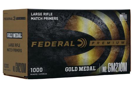FEDERAL AMMUNITION Large Rifle Match Primers (Gold Medal) 1000/Box