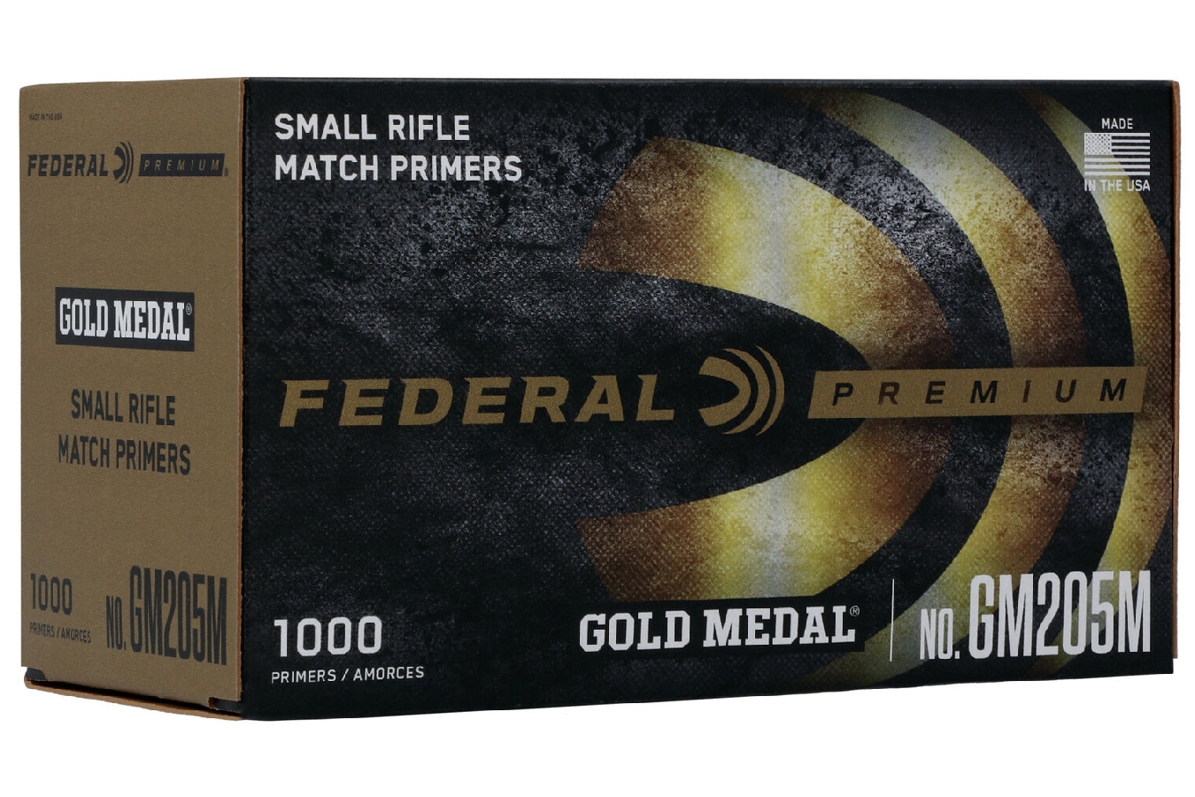 Federal Small Rifle Match Primers (Gold Medal) 1000/Box
