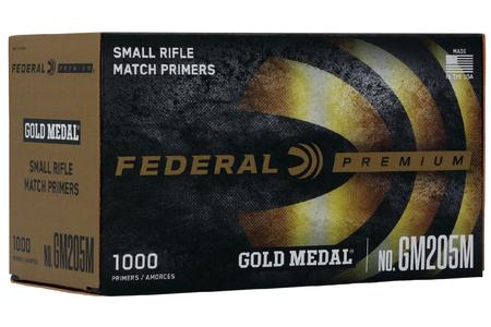 FEDERAL AMMUNITION Small Rifle Match Primers (Gold Medal) 1000/Box