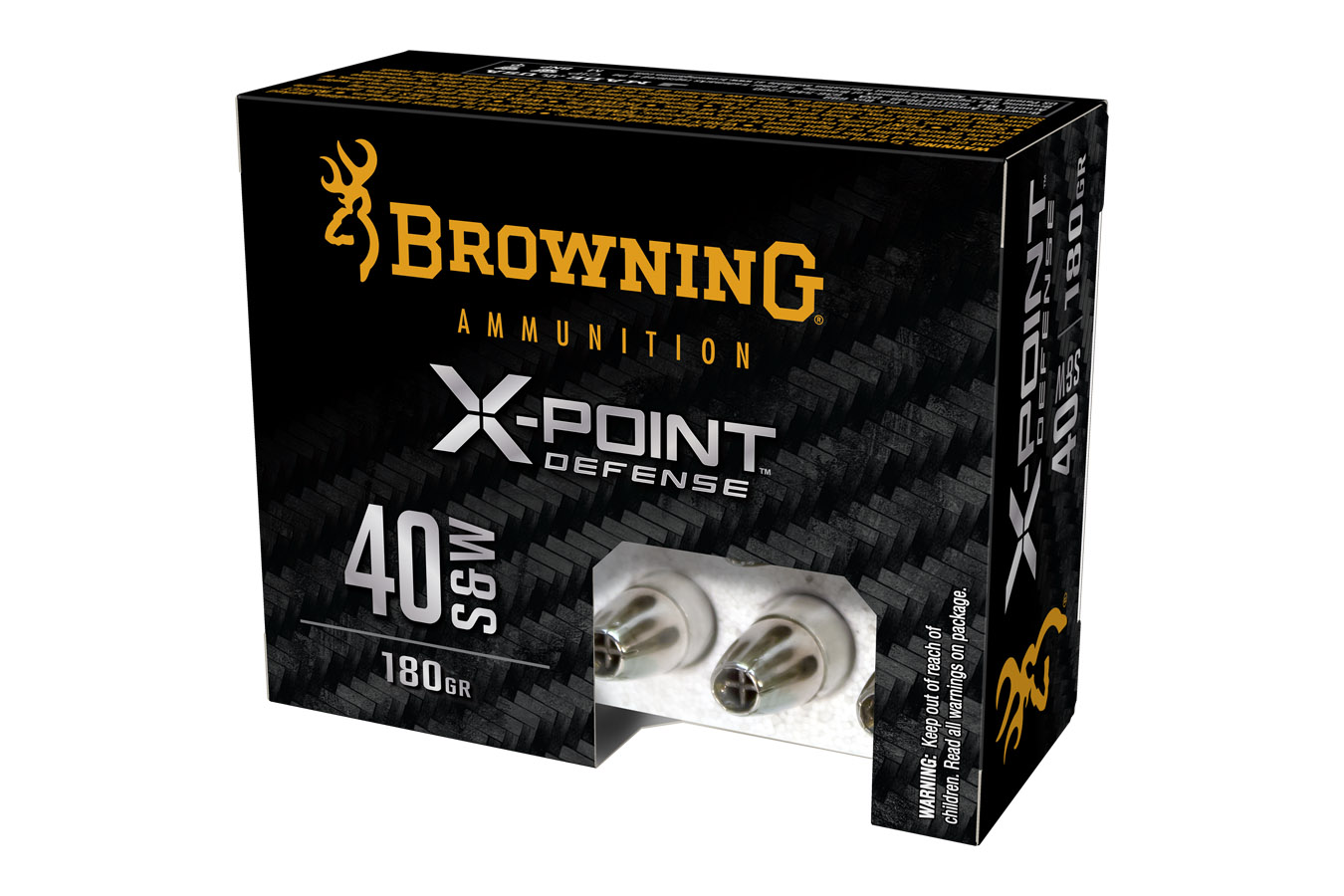 BROWNING AMMUNITION 40 SW 180 GR X-POINT DEFENSE 20/BOX