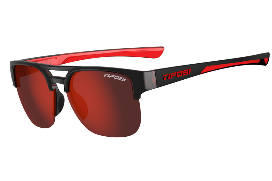 Tifosi Salvo with Crimson Onyx Frames with Smoke Red Lenses