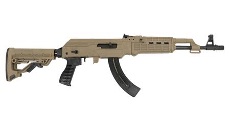 MOSSBERG Blaze-47 22LR AK-Style Semi-Auto Rimfire Rifle with 16.5 Inch Barrel and FDE Syn