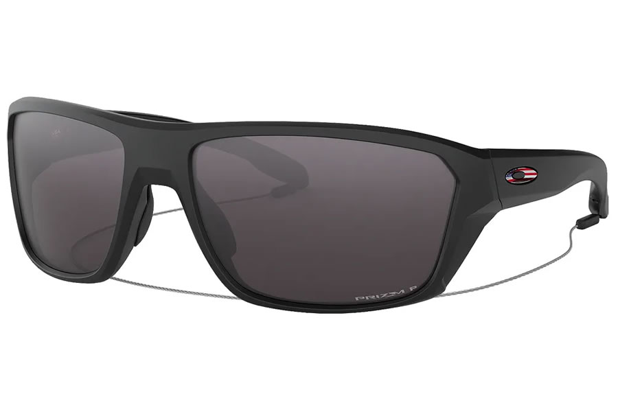 Oakley Split Shot Flag Collection with Matte Black Frame and Prizm Gray Lenses