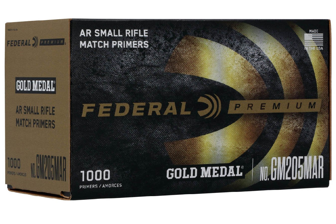 FEDERAL AMMUNITION AR SMALL RIFLE MATCH PRIMERS (GOLD MEDAL) 1000/COUNT