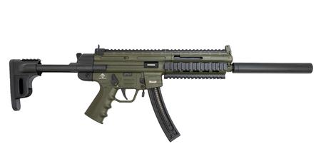 GSG GSG-16 22LR Carbine with Faux Suppressor and OD Green Finish
