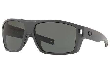 COSTA DEL MAR Diego with Matte Gray Frame and Gray Lenses