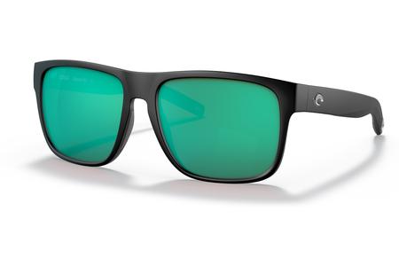 COSTA DEL MAR Spearo XL with Matte Black Frame and Green Mirror Lenses