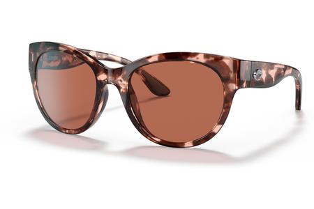 COSTA DEL MAR Maya with Shiny Coral Tortoise Frame and Copper Lenses
