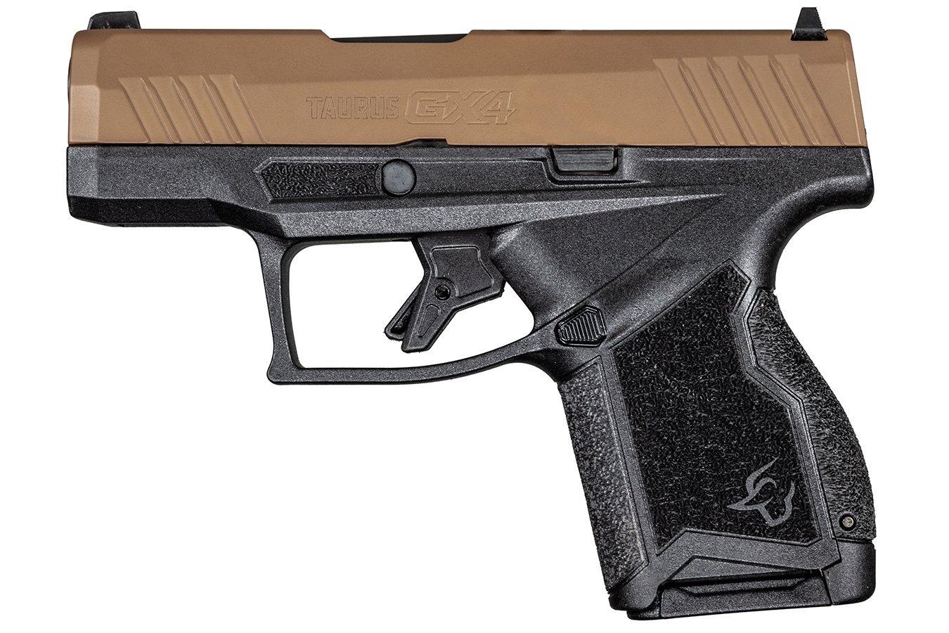 TAURUS GX4 9MM MICRO COMPACT PISTOL WITH TROY/COYOTE CERAKOTE SLIDE