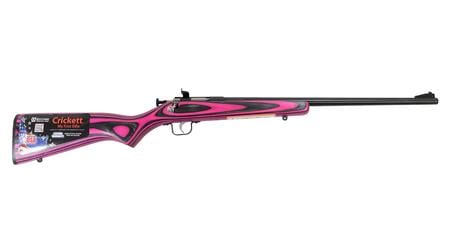 CRICKETT 22LR 16.12` PINK LAMINATE 1 RND