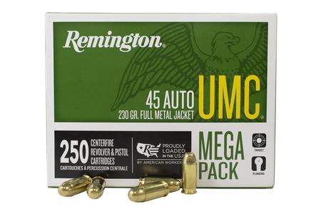 45 AUTO 230 GR FMJ 250 ROUND VALUE PACK