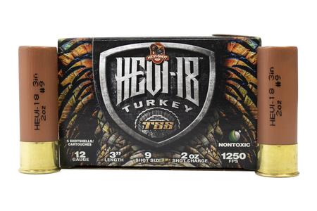 HEVI SHOT 12 Gauge 3 in 2 oz 9 Shot HEVI-18 TSS Turkey 5/Box