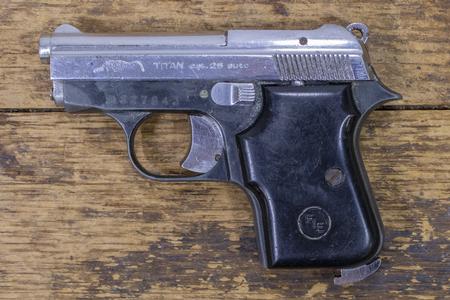 TITAN 25ACP POLICE TRADE-IN PISTOL MAGAZINE NOT INCLUDED