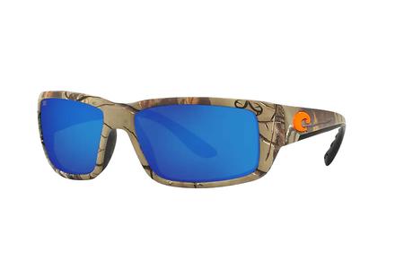 FANTAIL WITH REALTREE XTRA CAMO FRAMES AND BLUE MIRROR LENSES