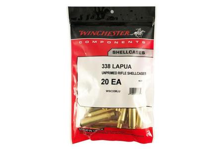 WINCHESTER AMMO 338 Lapua Umprimed Rifle Shellcases