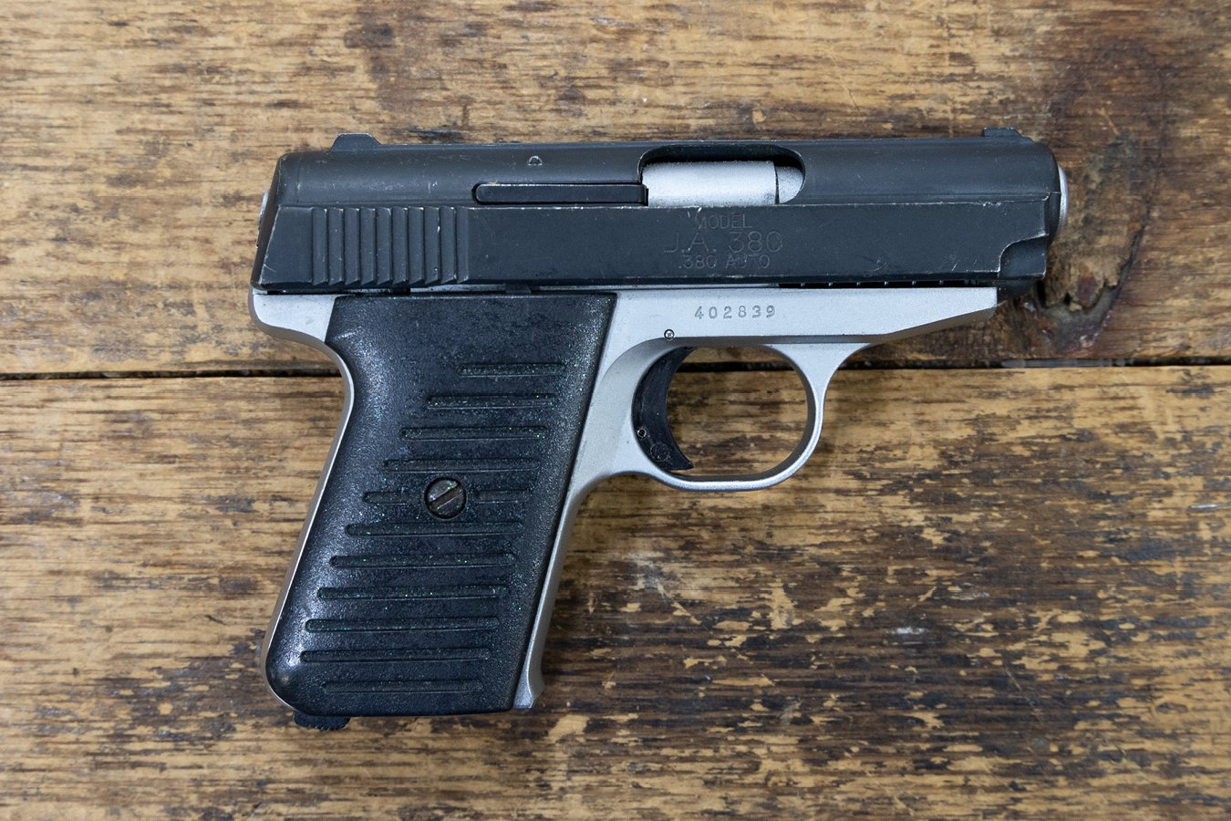 JIMENEZ ARMS JA 380 380ACP POLICE TRADE-IN PISTOL MAGAZINE NOT INCLUDED