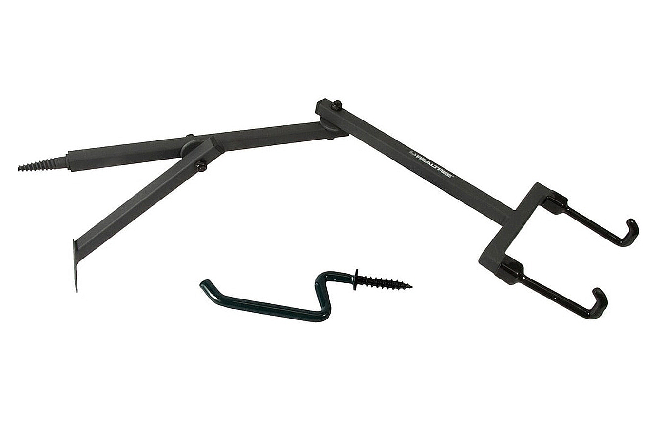 Realtree EZ Hanger Bow Holder - 13-inch 2-Arm Tree Mount With Arrow Holders