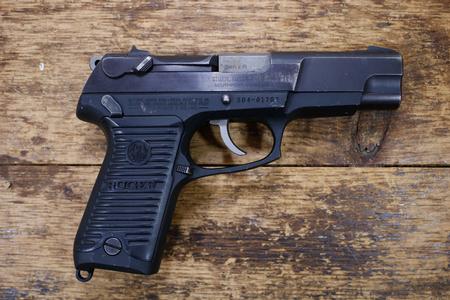 RUGER P89DC 9mm Police Trade-In Pistol (Magazine Not Included)