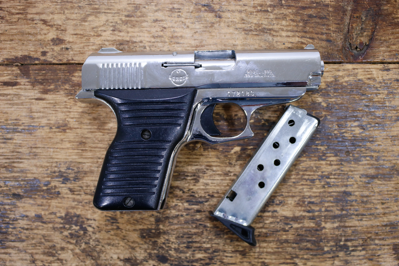 Lorcin L380 380 Auto Police Trade-In Pistol with Polished Finish