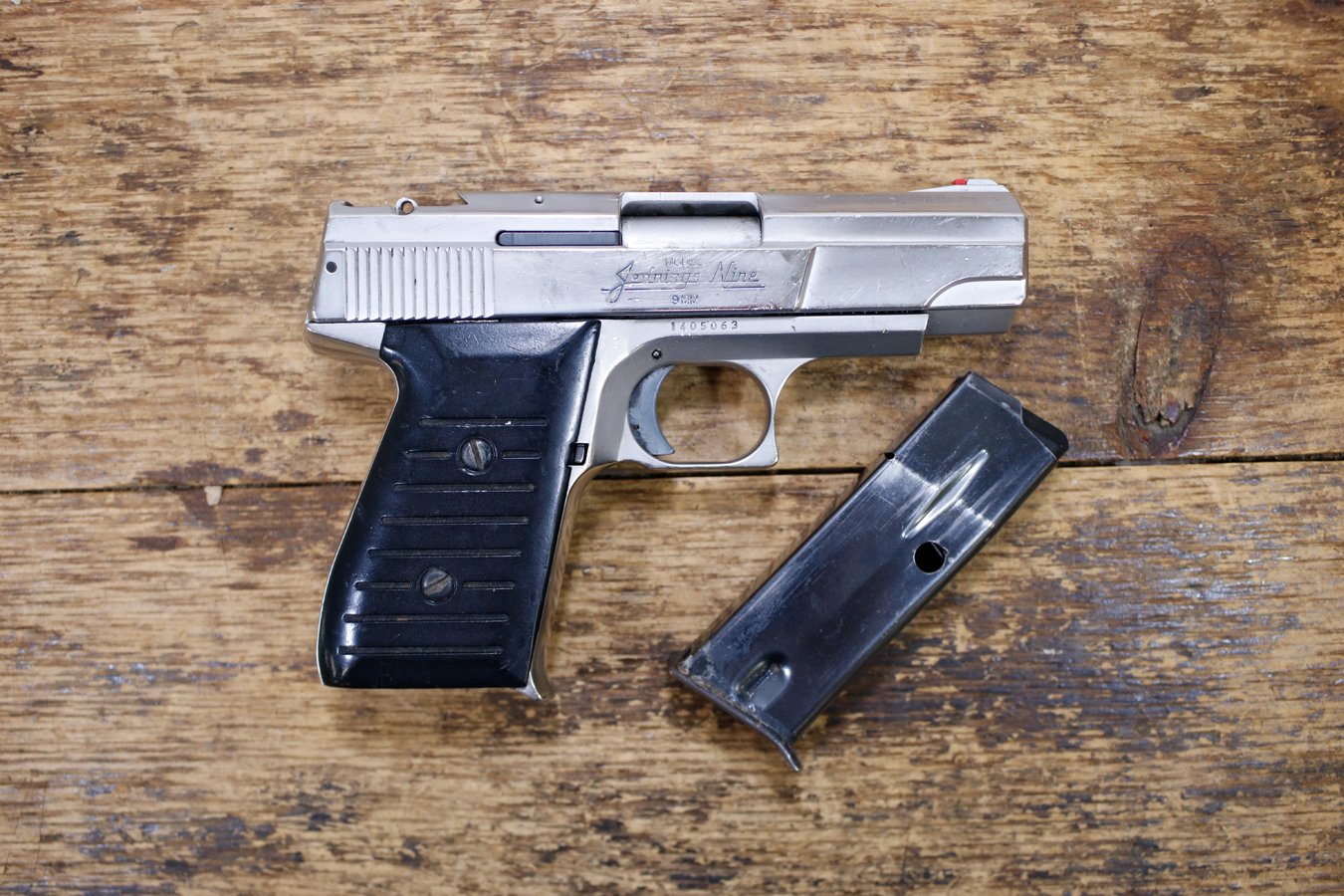 Bryco Jennings Nine 9mm Police Trade-In Pistol