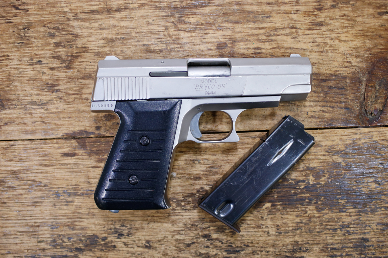 Jennings 59 9mm Police Trade-In Pistol Matte Silver