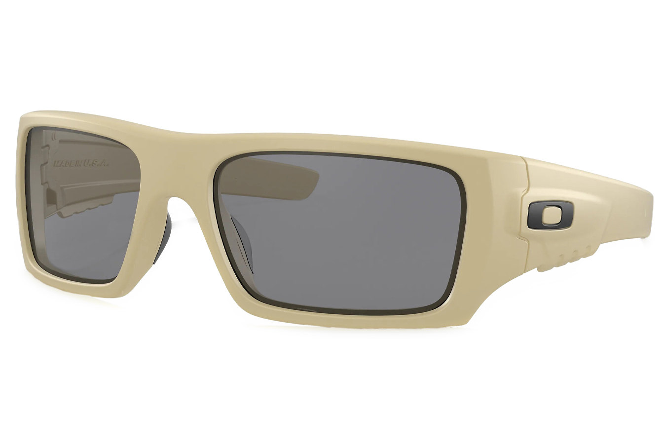 Oakley Ballistic Det Cord Standard Issue Sunglasses with Tan Frame and Grey Lenses