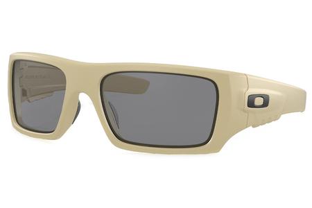 OAKLEY Ballistic Det Cord Standard Issue Sunglasses with Tan Frame and Grey Lenses