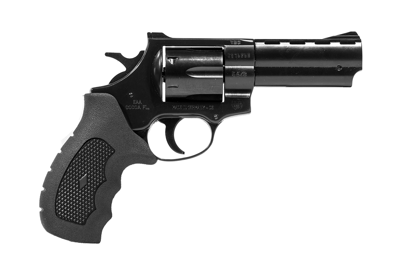 WEIHRAUCH WINDICATOR 38SPL REVOLVER WITH BLUED FINISH AND RUBBER GRIP
