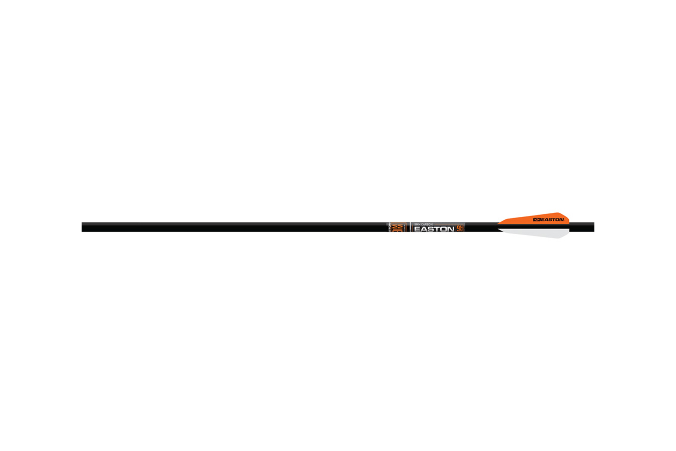 EASTON 22 INCH CROSSBOW BOLT, 9MM, 3 INCH BTV, HALF MOON NOCKS