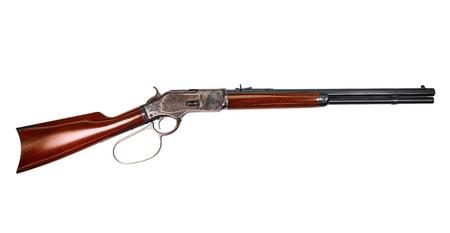 1873 LIMITED EDITION 45 COLT SHORT RIFLE DELUXE WITH BLUE OCTAGONAL BARREL
