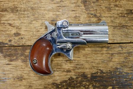 DAVIS DM-22 22 WMR Police Trade-in Derringer with Wood Grips