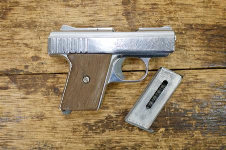 P-25 25 AUTO POLICE TRADE-IN PISTOL WITH WOOD GRIPS