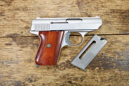 BRYCO J-22 22 LR Police Trade-in Pistol Wood Grips