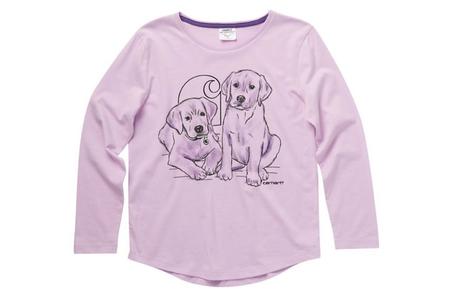 LS CREWNECK ANIMAL LOVE GRAPHIC TEE