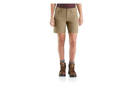 WOMENS FORCE RELAXED FIT LIGHTWEIGHT RIPSTOP CARGO WORK SHORTS