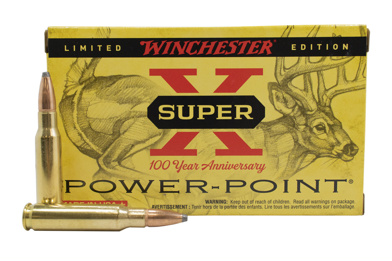 WINCHESTER AMMO 308 WIN 150 GR POWER POINT SUPER X 20/BOX