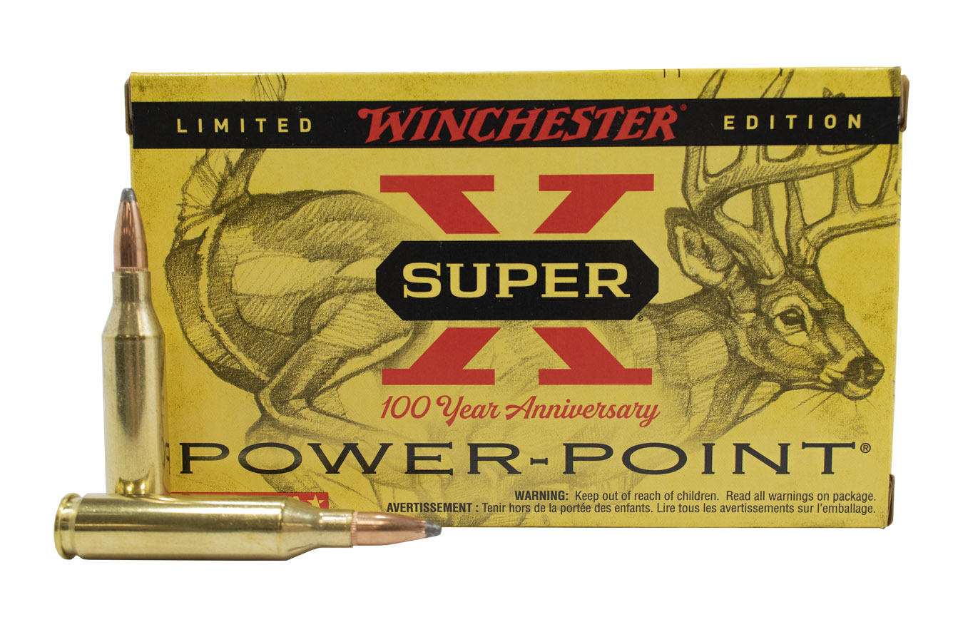 WINCHESTER AMMO 243 WIN 100 GR POWER POINT SUPER X 20/BOX