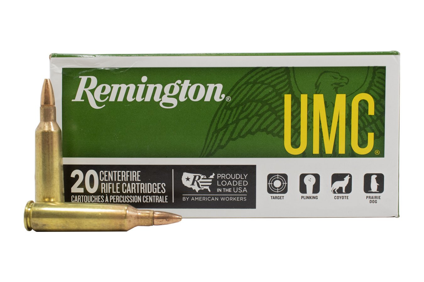 REMINGTON 22-250 REM 50 GR JHP 20/BOX