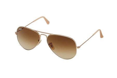 AVIATOR CLASSIC WITH MATTE ARISTA FRAME WITH BROWN GRADIENT LENSES
