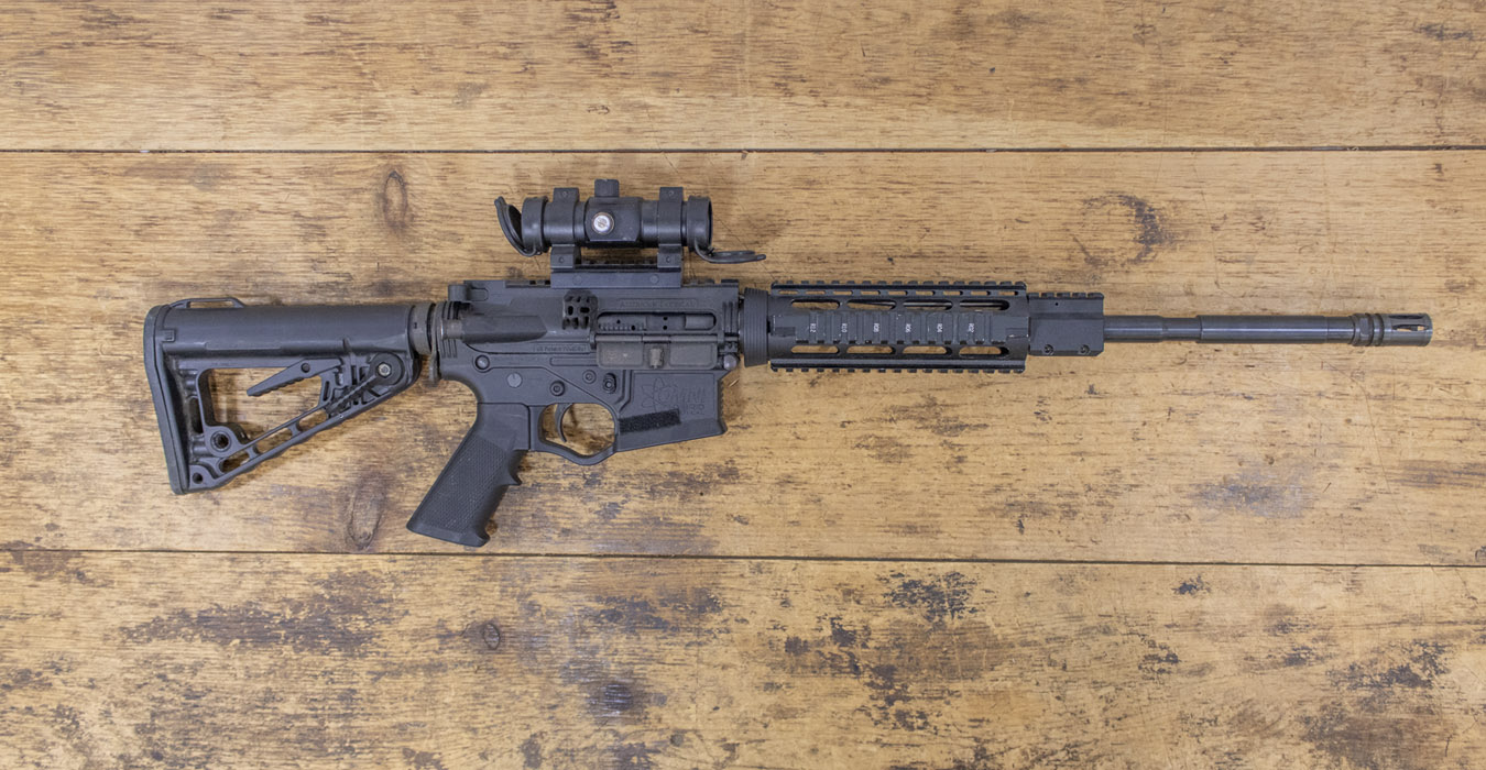 American Tactical Omni Hybrid 5.56mm Police Trade-In AR15 with Optic (Magazine Not Included)