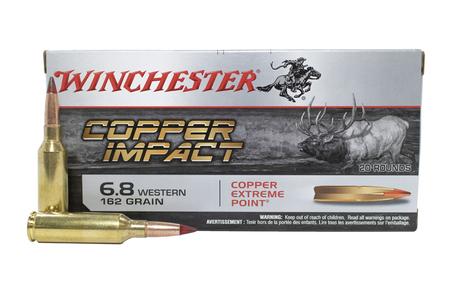 WINCHESTER AMMO 6.8 Western 162 gr Extreme Point Copper Impact 20/Box