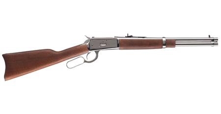 R92 357 MAG LEVER ACTION CARBINE WITH POLISHED STAINLESS BARREL