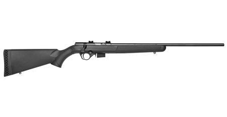 817 17 HMR BOLT ACTION RIFLE WITH BLUED BARREL AND BLACK SYNTHETIC STOCK