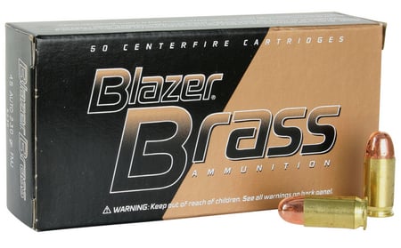 CCI 45 Auto 230 gr FMJ RN Blazer Brass 50/Box