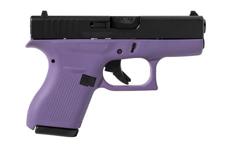 GLOCK G42 380 ACP Single Stack Pistol with Purple Cerakote Frame