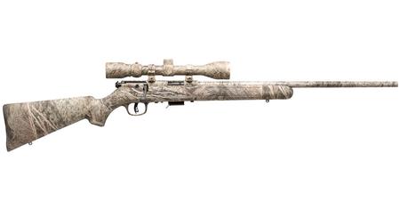 SAVAGE 93R17 17 HMR Bolt Action Rimfire Rifle with Scope and Mossy Oak Brush Camo (Demo Model)