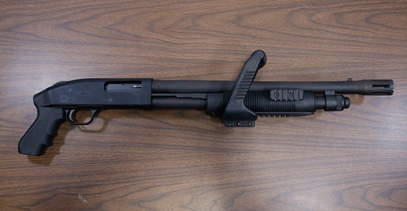 Mossberg 500 Chainsaw  12 Gauge Police Trade-In Pump Shotgun